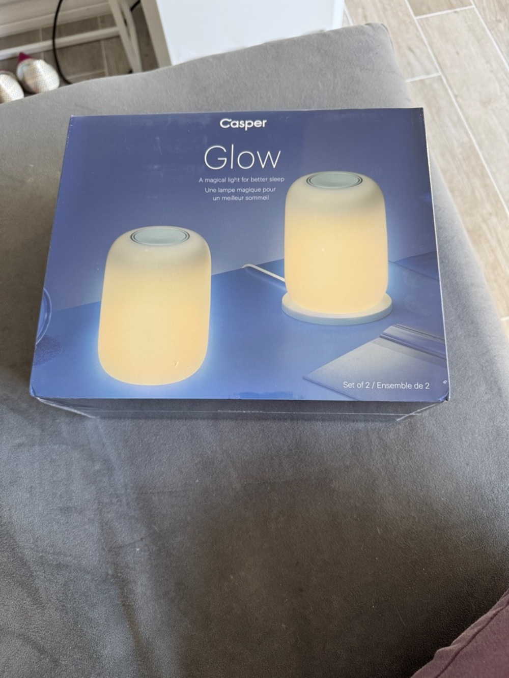 Casper Glow Night Light Set - Soft Warm White (Set of 2)